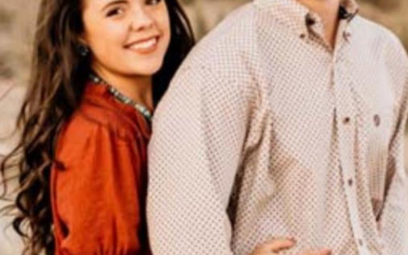 Morgan Mathis and Kade Hodges have announced their engagement. COURTESY PHOTO