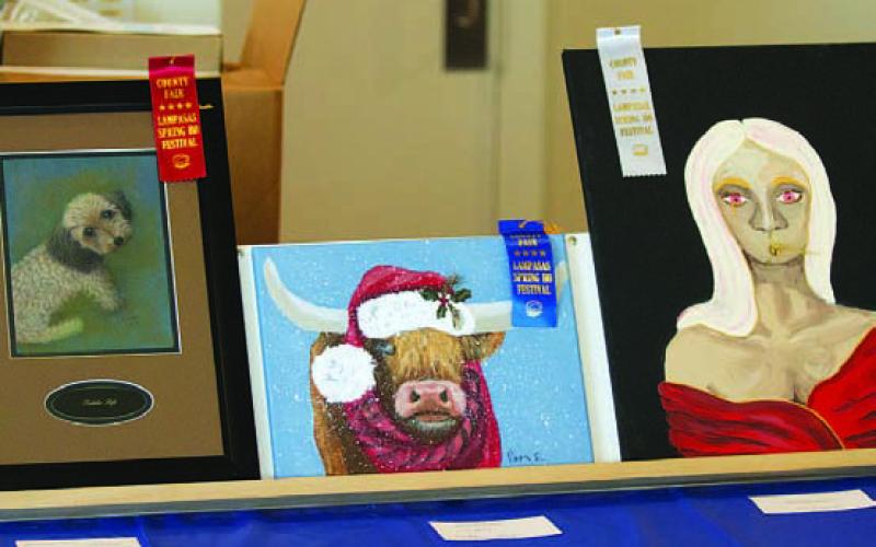 The Art division traditionally draws a number of entries. Categories offered include oil painting, watercolor, acrylic painting, pastels and other media. FILE PHOTO