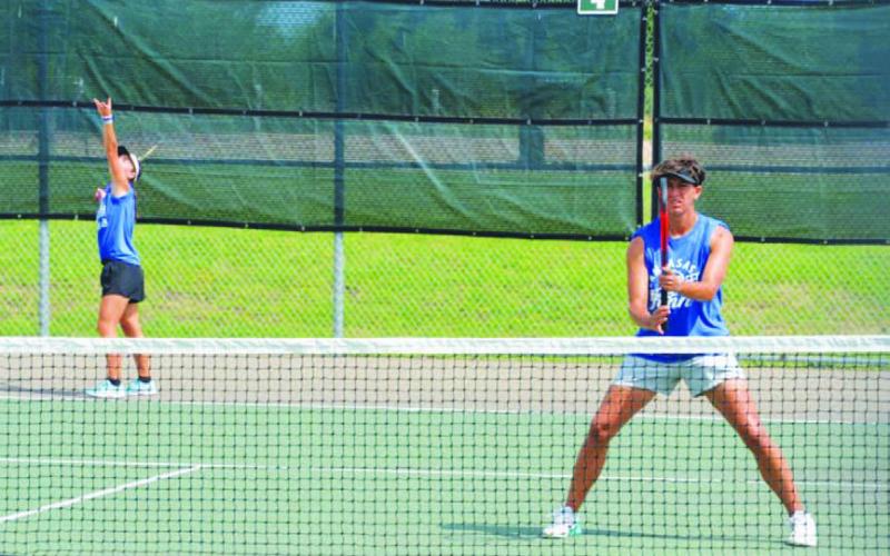 Caroline White, left, and Clyde Ashfield placed third at regionals last week. COURTESY PHOTO | KENNETH PEISER