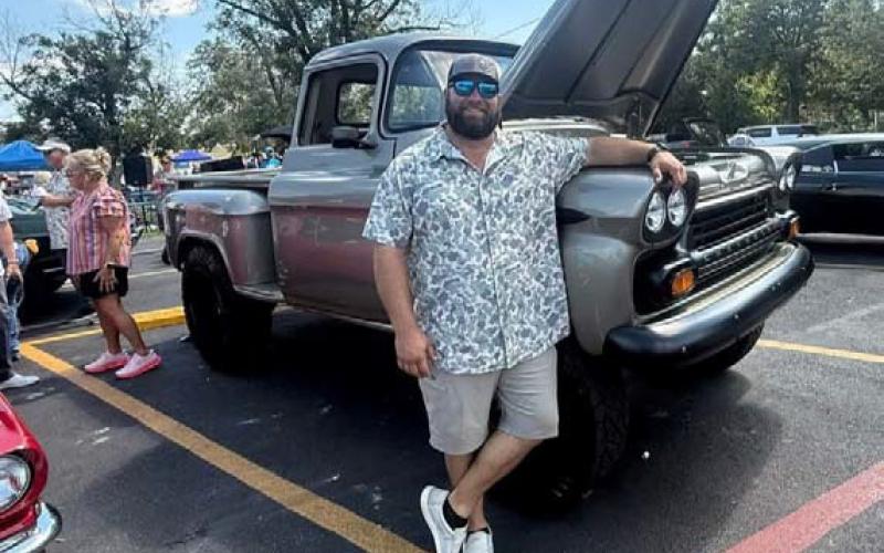 Brode Dubose entered a 1959 Chevy Apache pickup that was selected for the Storm’s Drive-In Choice award. courtesy photo