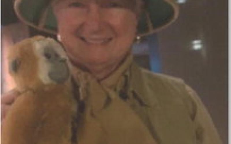 courtesy photo Lampasas County Farm Bureau member Janet Machen participated in Safari Night on Dec. 6.