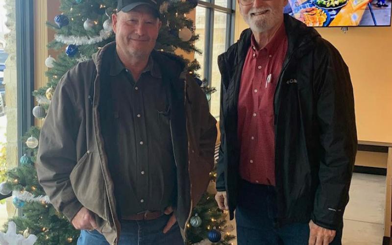 Former Lampasas County Farm Bureau president Mike Hail and County Director Steve Forsythe were part of the Lampasas County Farm Bureau delegation attending the annual conference. courtesy photo