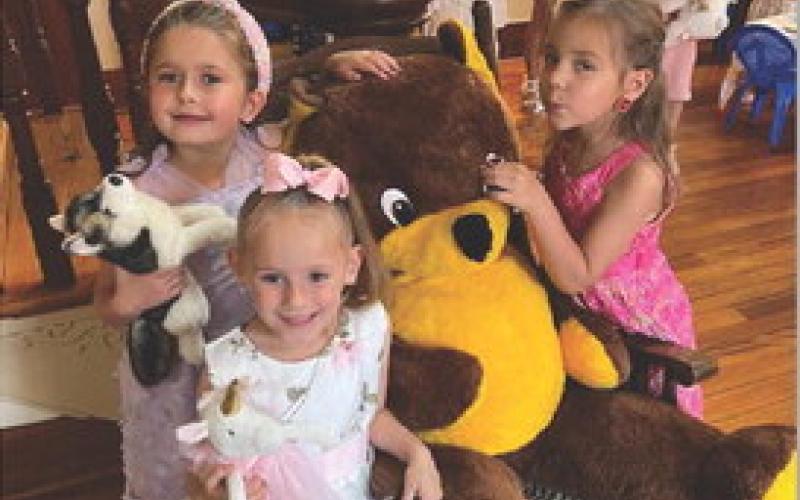 These girls and their stuffed animals had plenty of fun at the 2024 Teddy Bear Tea Party. Reservations for this year’s event may be made by calling the museum at 512-556-2224. COURTESY PHOTO