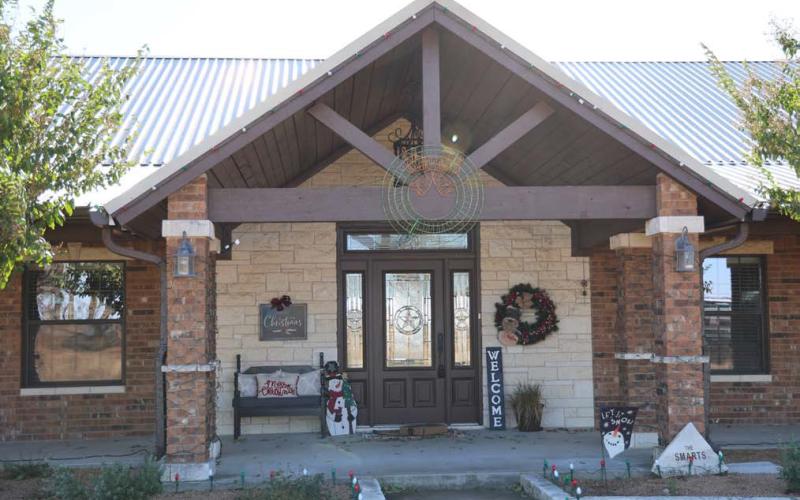 The festive home of Casey and Kevin Smart is one of the stops on this year’s Christmas Tour of Homes. The home features cowboy-style decor and is sure to bring some western inspiration to those who visit. The Smarts’ home, along with the other Lampasas County residences, will be open for touring Sunday as part of the museum’s annual yuletide fundraiser. Tour tickets are available at the Lampasas County Museum or from any museum board member. joycesarah mccabe | dispatch record