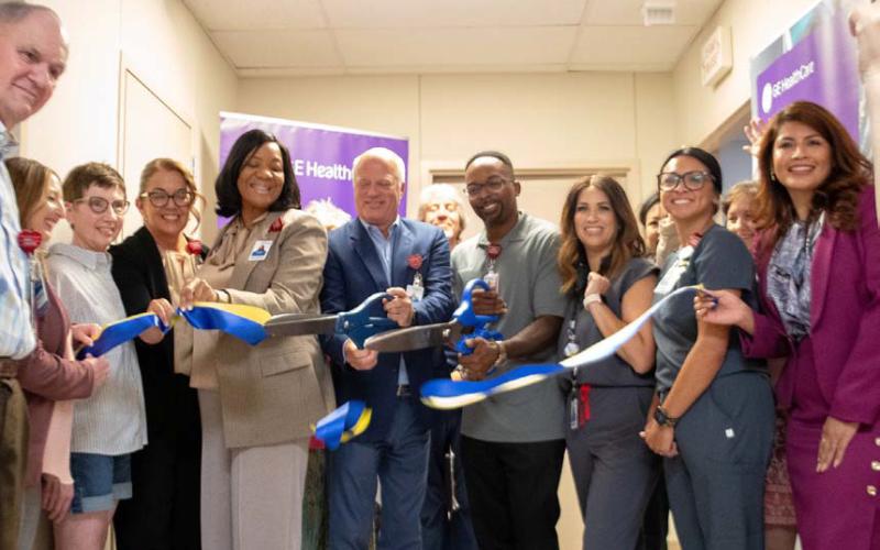 court esy photo | adventhealt h AdventHealth officials celebrated the arrival of a new CT scanner with a ribbon-cutting event at the Rollins Brook hospital. The investment in this latest technology underscores the hospital’s commitment to providing top-tier medical care for patients.