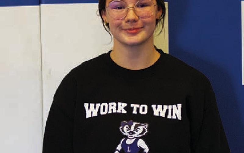 Name: Jordan Winfree Class: Senior Sport: Wrestling Favorite Teacher or Coach: Coach Kleckner and Coach Cottle Favorite Place in Lampasas: Memo’s One Person You Look Up To: My mom Main Goal This Season: Make state
