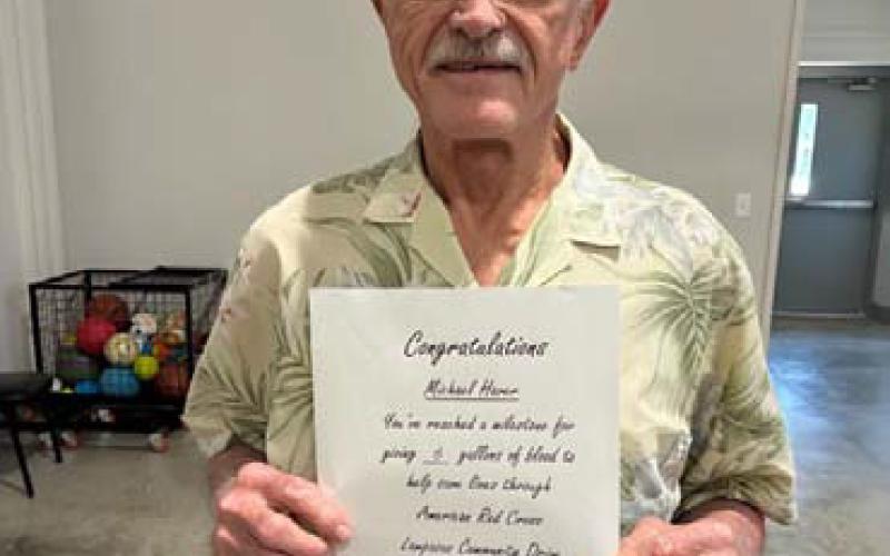 Michael Haver has donated 6 gallons of blood to the American Red Cross. COURTESY PHOTO