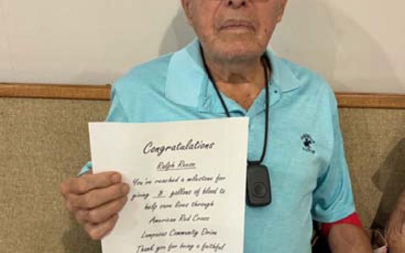 Ralph Reese has donated 8 gallons of blood to the American Red Cross. COURTESY PHOTO