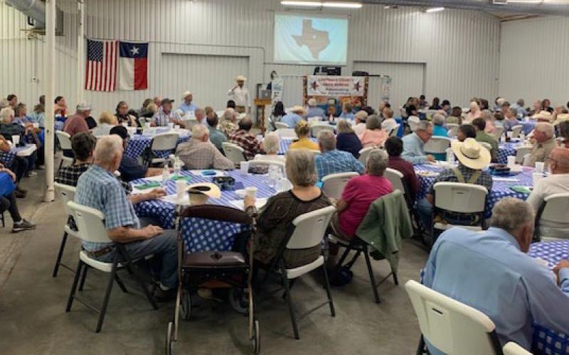 Above, a record crowd of 208 participated at the annual Lampasas County Farm Bureau Convention on Oct. 8. COURTESY PHOTO