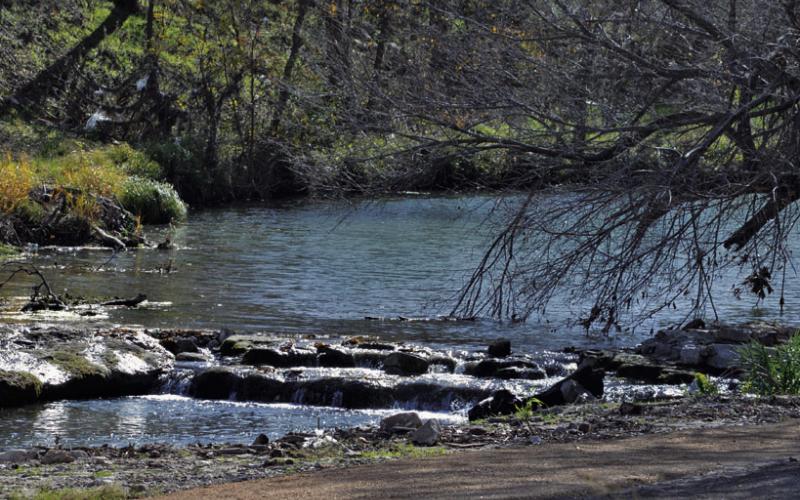 A view of the new trail developed by Forward Lampasas along Sulphur Creek near the Fourth Street bridge. ERICK MITCHELL | DISPATCH RECORD