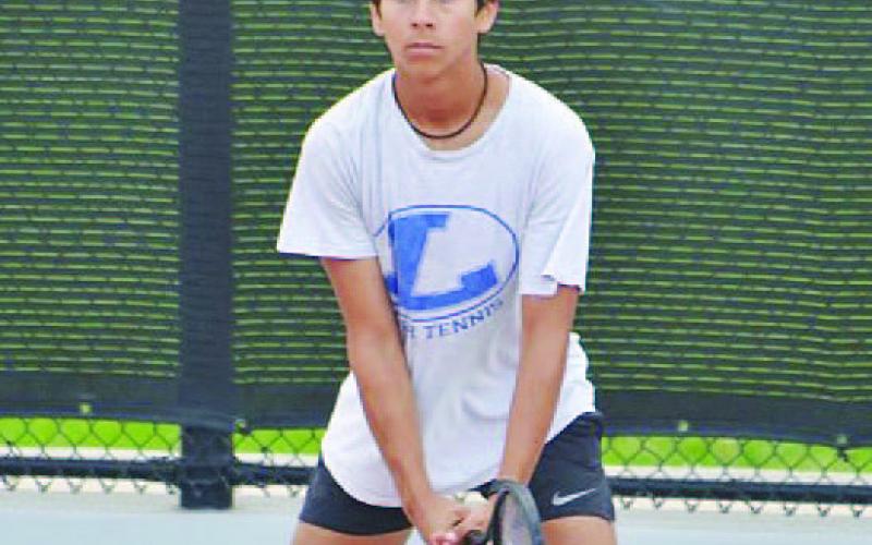 James Vasquez is one of the seniors on this year’s tennis team. COURTESY PHOTO | KENNETH PEISER