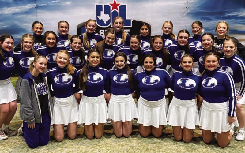 The cheer team poses for a photo after their success at the state championships last weekend. COURTESY PHOTO | SHANNON LINDSEY