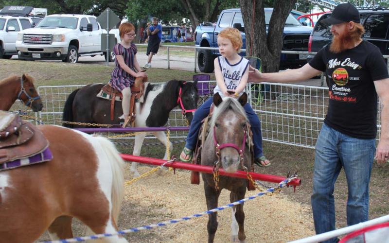 Pony rides among numerous festival activities