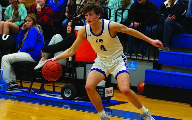 FILE PHOTO Calum Mitchell is heading into his junior year and his second varsity basketball season.