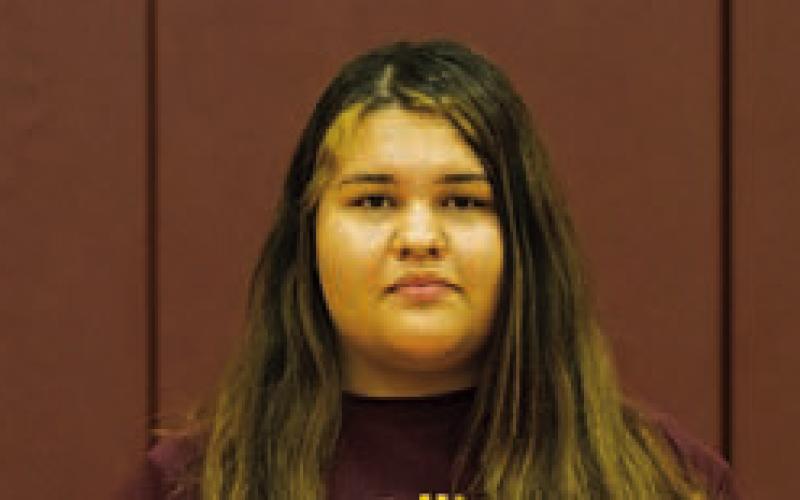 Name: Alejandra Trejo Class: Freshman Sport: Volleyball Favorite Teacher or Coach: Mrs. Shelton Favorite Place in Town: N/A One Person You Look up To: Myself Main Goal This Season: To improve