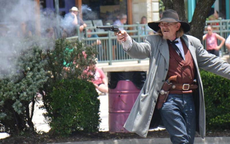 Gunfight re-enactment helps Spring Ho festival end with a bang