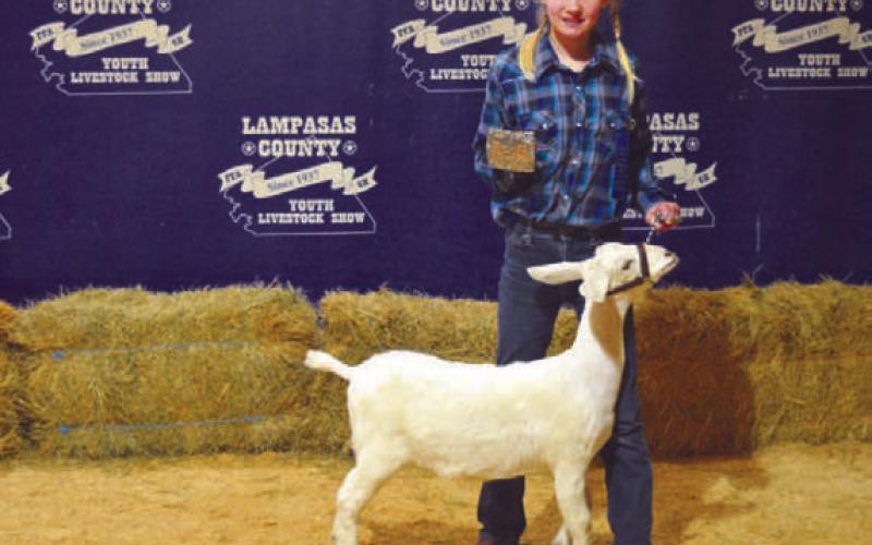 Amy Taylor earned Junior Showmanship in dairy goats. ERICK MITCHELL | DISPATCH RECORD