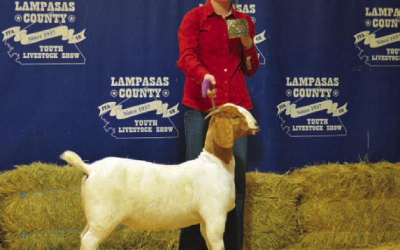 Rylee Brooks was the Senior Showmanship winner in the breeding goats division. ERICK MITCHELL | DISPATCH RECORD