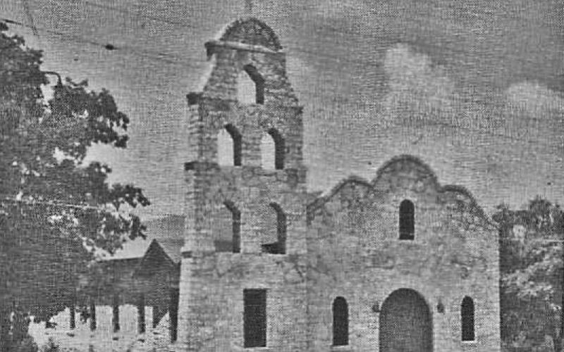 St. Christopher’s Catholic Church had yet to receive a bell when this photo was made. court esy photo | catholic diocese of Austin