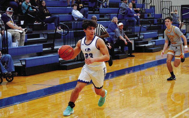 Ethan Moreno has been one of the Badgers’ leading scorers in non-district play this season. HUNTER KING | DISPATCH RECORD