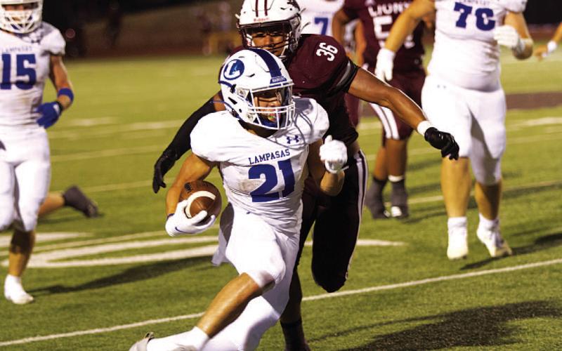 FILE PHOTO The Badgers last played Brownwood in 2021 when Ethan Moreno was still carrying the ball.