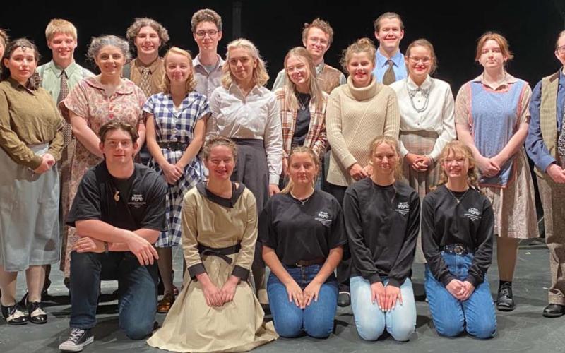 The Lampasas High School Theatre Department is headed to Lubbock to compete in the UIL One-Act Play competition. COURTESY PHOTO