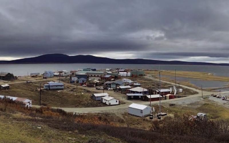 Golovin is pictured here in early October, after Typhoon Merbok struck. The storm created infrastructure damages and economic hardship in the state of Alaska. COURTESY PHOTO | WAYNE BUTLER