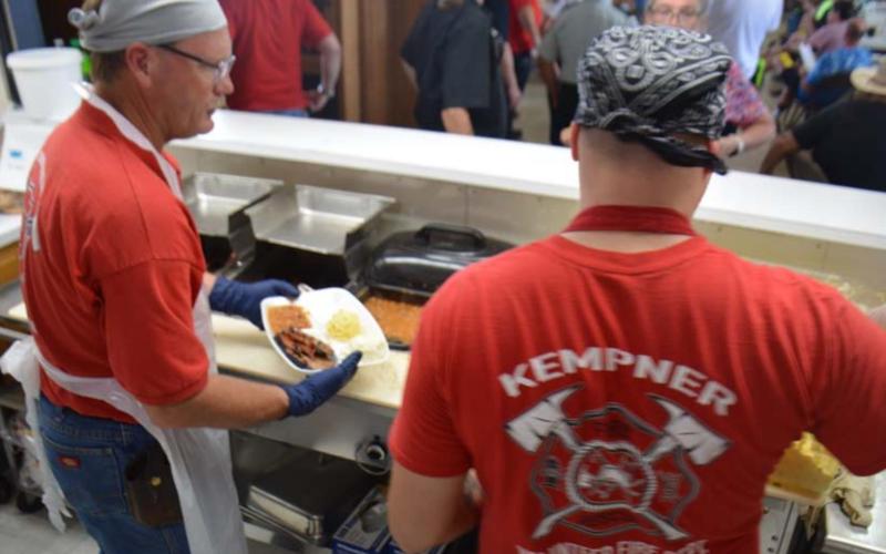 Kempner Volunteer Fire Department Capt. Todd Burkett