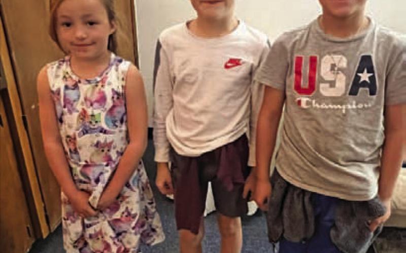 Pictured left to right are Norah McDonald, Wyatt Green and Barrett Seymour. COURTESY PHOTO