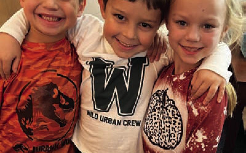 Pictured left to right are Maverick Thomas, Jaxon Ponsetti and Sailor Ford. COURTESY PHOTO