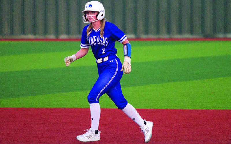 HUNTER KING | DISPATCH RECORD Maylee Kates picked up two hits against Marble Falls on Tuesday.
