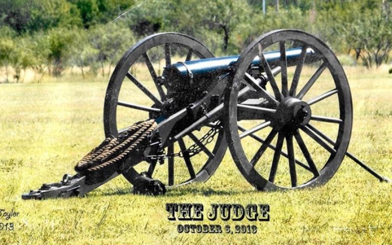 “The Judge” will be on display Tuesday from 2-6 p.m. at the Lampasas VFW Post No. 8539. The public is invited to come learn more about this full-scale reproduction of a Civil War-era cannon. courtesy photo