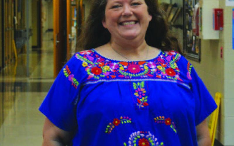 High school English teacher Judith McGhee is the 2025-2026 Secondary Teacher of the Year for Lampasas ISD. ERICK MITCHELL | DISPATCH RECORD