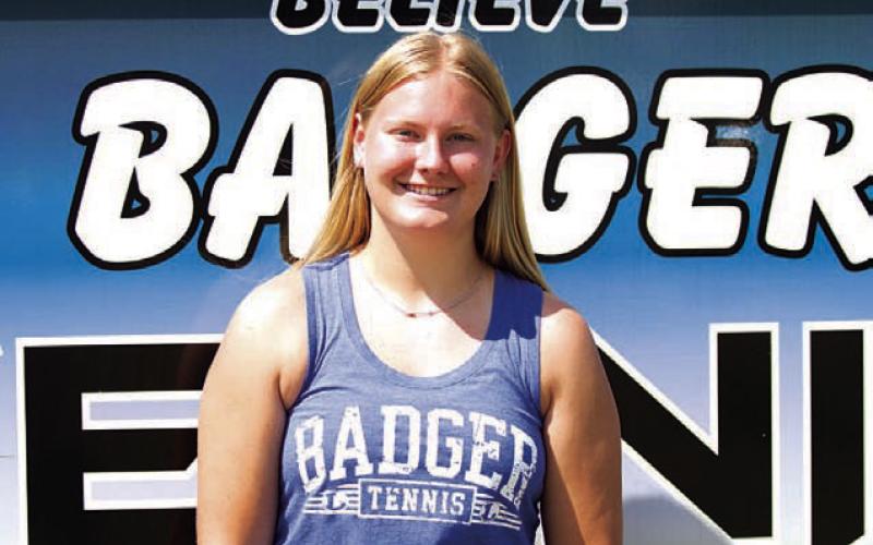 Name: Sydney Unger Class: Senior Sport: Tennis Favorite Teacher or Coach: Coach Gehring Favorite Place in Lampasas: Mojo’s One Person You Look Up To: My Mom Main Goal This Season: Enjoy my last year