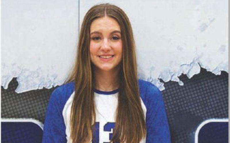 Name: Abbey Green Class: Junior Sport: Volleyball Favorite Movie: Mamma Mia Favorite Midnight Snack: Applesauce Favorite Social Media: TikTok Main Goal This Season: Not let any balls hit the ground