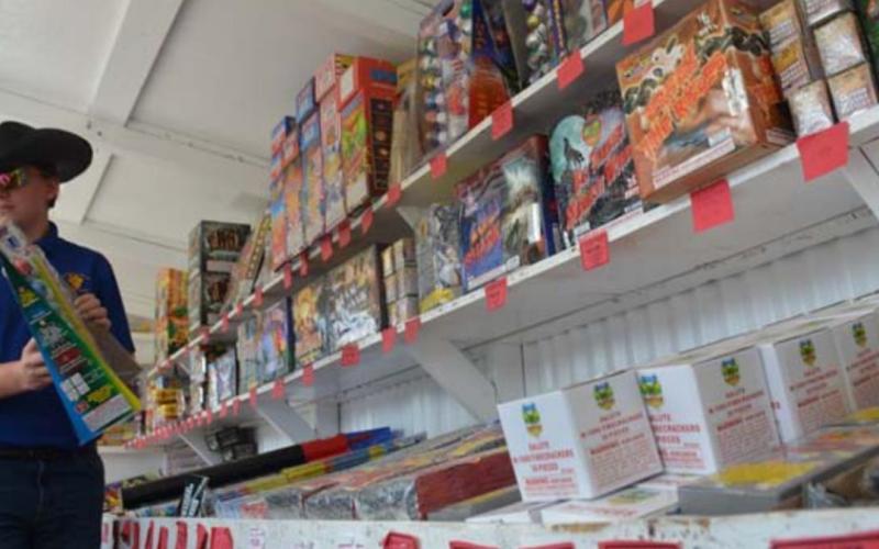 Fireworks stands like American Fireworks have dozens of items for sale. MONIIQUE BRAND | DISPATCH RECORD