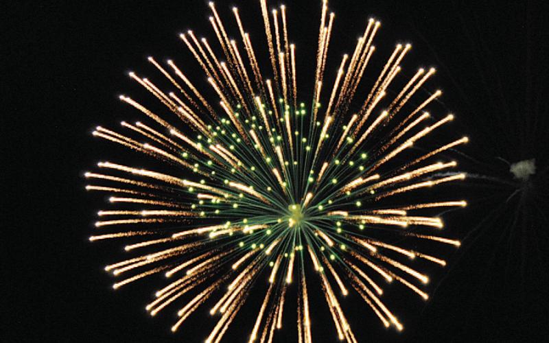 The special pyrotechnics begin around 9:15 p.m., after Gospel Night. The park is one of many vantage points around the city where the fireworks can be veiwed. FILE PHOTO