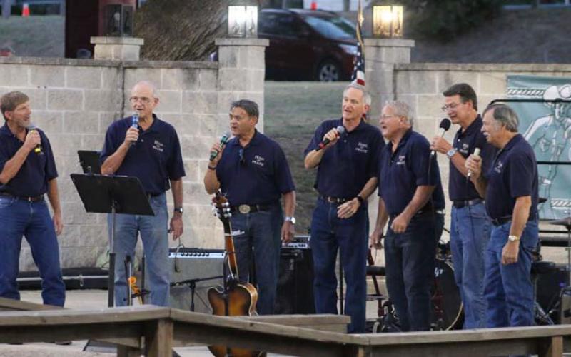 Hims of Praise men’s group is a frequent performer at the Spring Ho Gospel Night. FILE PHOTO