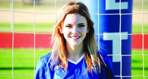 Name: Hailey Palmer Class: Sophomore Sport: Soccer, Cheer, Cross Country and Track Role Model: Coach Gehring Favorite Thing to Eat: Ramen One Place to Travel: Italy Favorite Music Genre: Pop
