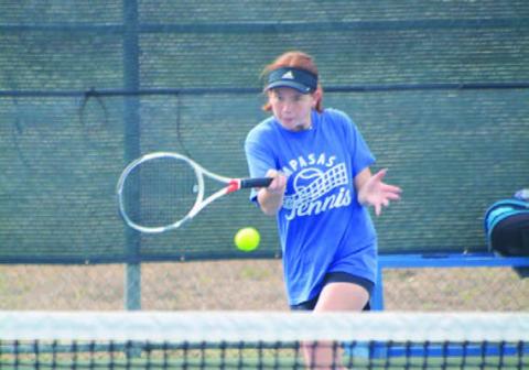 COURTESY PHOTO | KENNETH PEISER Allison Valdez placed first at the Copperas Cove tournament.