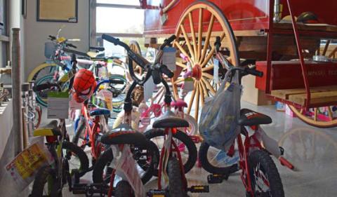 Bicycles and toys for older children are on the wish list of the Lampasas Fire Department this season. In conjunction with the Lampasas Police Department, the fire department is hosting a Toy Drive to benefit area families. file photo | dispatch record