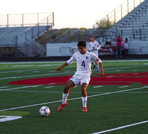 HUNTER KING | DISPATCH RECORD Juan Rodriguez had the assist on the Badgers’ goal in the bi-district round.