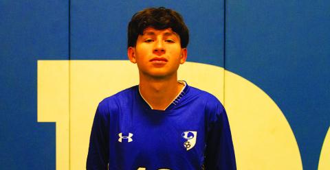 Name: Edwin Alvarado Class: Senior Sport: Soccer Favorite School Subject: Off period