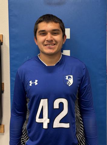 Name: Ayden Vanliew Class: Senior Sport: Soccer, Track and Football Favorite Teacher or Coach: Coach Vanliew Favorite Place in Lampasas: Memo’s One Person You Look Up To: Lebron James Main Goal This Season: Win a defensive award