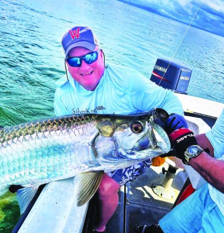 Metcalf also takes veterans on a tarpon fishing trip every year down in Costa Rica. COURTESY PHOTO | ERIC METCALF