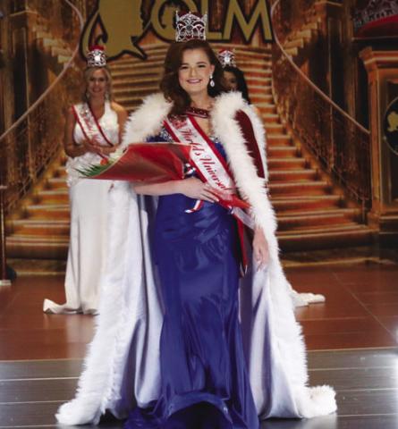 McKenna Harpster was crowned the 2027 World’s Universal Girl at the Our Little Miss World Competition held in Nashville, Tennessee. COURTESY PHOTO
