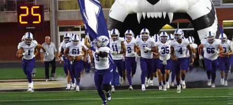 Brady Renfrew will once again run out onto the field leading the Badgers as they meet Canyon West Plains tonight. HUNTER KING | DISPATCH RECORD