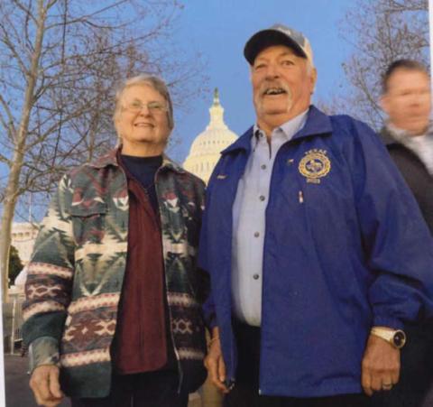 Clovia and Tommy Ketchum were in the nation’s capital recently to attend a National Young Farmers Educational Association conference. Tommy Ketchum is president of the organization this term. courtesy photo