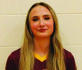 Name: Rayne Hill Class: Freshman Sport: Volleyball, Cross Country and Track Favorite School Subject: Math Favorite Vacation: Los Angeles One Person To Meet: The Rock Main Goal This Season: Improve.