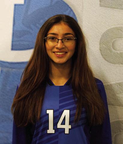 Name: Rose Reed Class: Sophomore Sport: Soccer, Cross Country and Track Favorite Teacher or Coach: Tracey Davis Favorite Place in Lampasas: Mei Yuan One Person You Look Up To: My dad Main Goal This Season: Not get injured